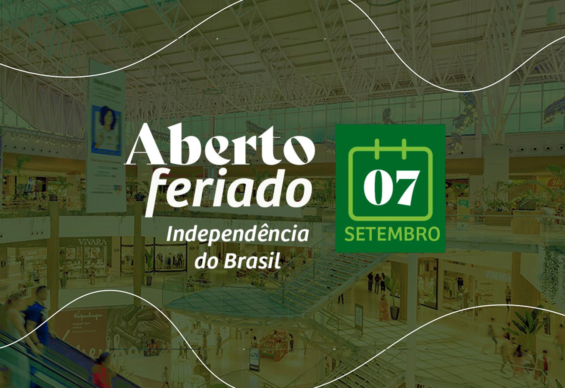 Divulgação horário de funcionamento 07 setembro