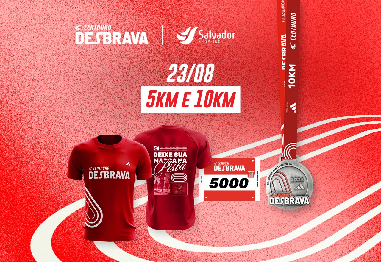 Um incentivo para você participar da corrida Desbrava!