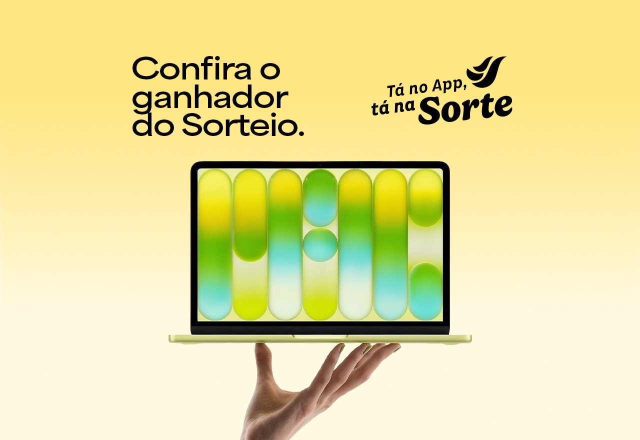 Confira quem foi o ganhador do sorteio do MacBook Neo