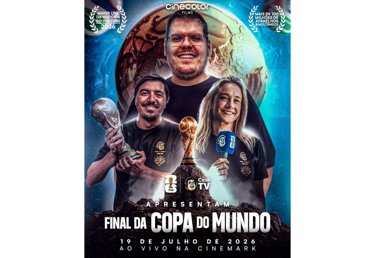 Cinemark e Restaurantes exibem a final da copa.